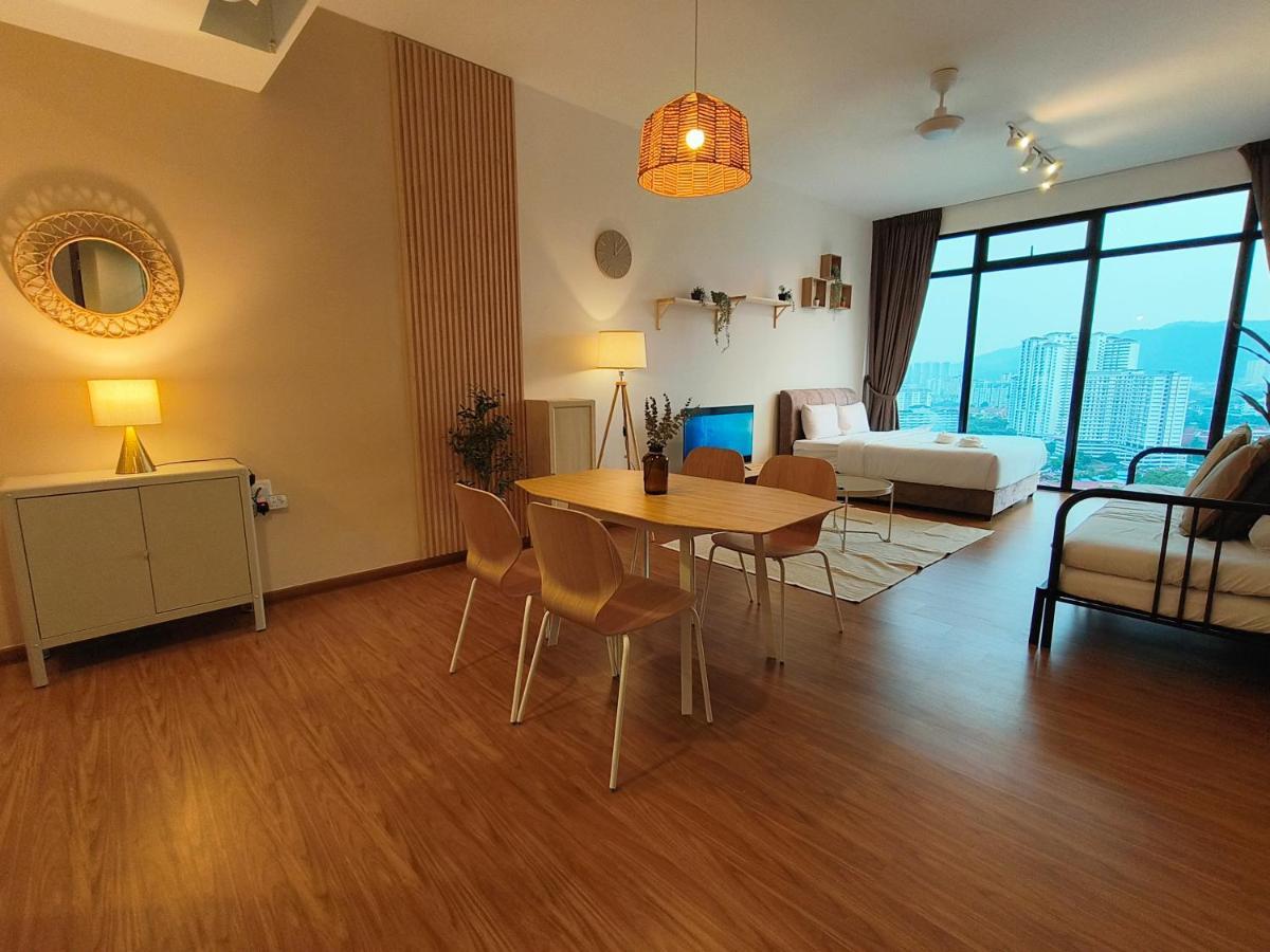 New Georgetown Modern City View 2Br Homestay For 10Pax 无敌美景两房民宿 Beacon Executive Suite 외부 사진