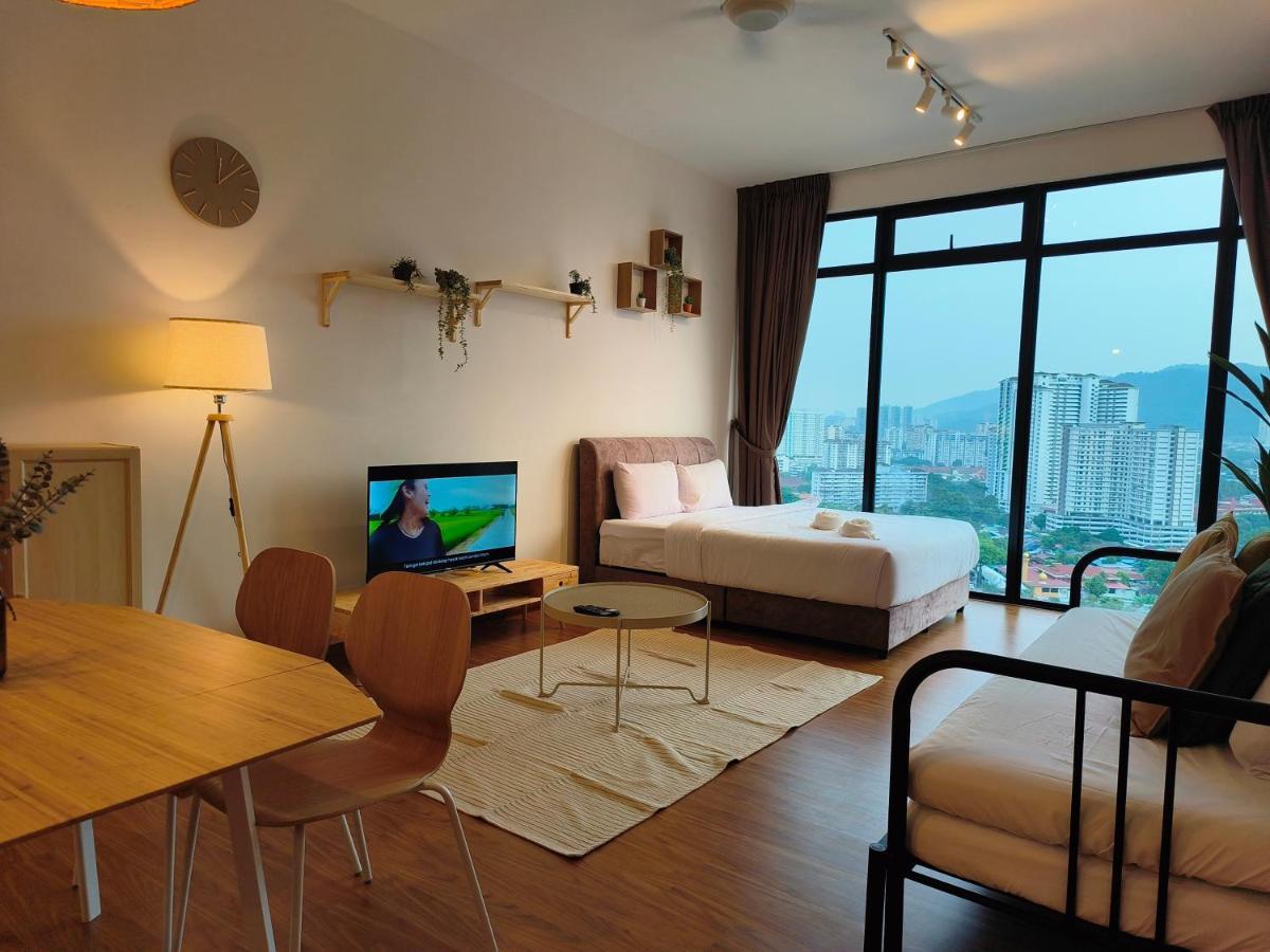 New Georgetown Modern City View 2Br Homestay For 10Pax 无敌美景两房民宿 Beacon Executive Suite 외부 사진